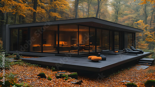 Modern House Nestled in the...