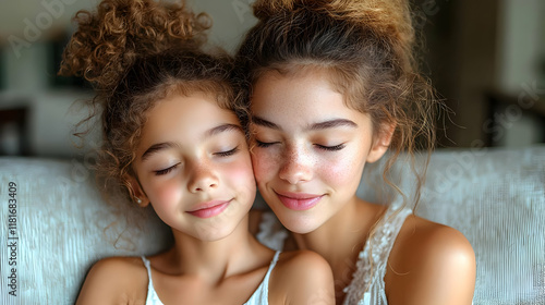 Sisters Share a Quiet Momen...