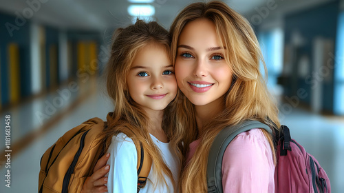 Back to School: Mom and Dau...