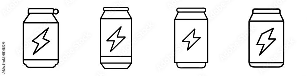 energy drink can icon, drinks line art, drinks vector - simple black line art icon of energy drink can perfect for logos, and drinks-themed designs. energy drink can icon, drinks line art, drinks vector - simple black line art icon of energy drink can perfect for logos, and drinks-themed designs.