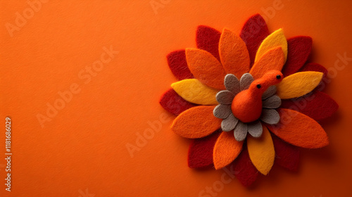 Felt Turkey Craft Decorates...