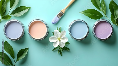 Paint Colors with Brush, Le...