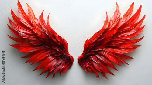 Red Wings Soar: Feathers, F...