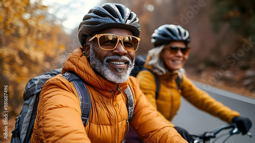 Couple Bikes Through Autumn...