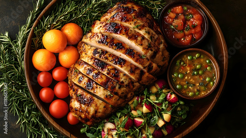 Roasted Chicken Dinner Comp...