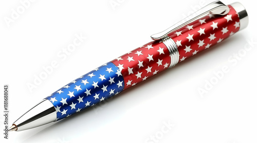 Red, White & Blue Star Pen:...