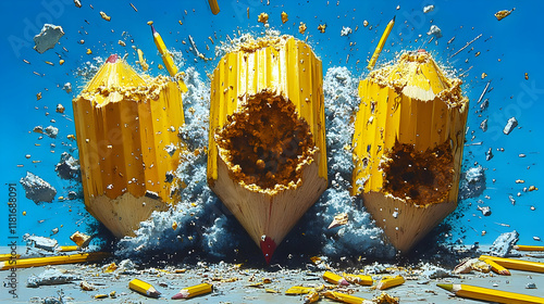Pencils Explode Dramaticall...