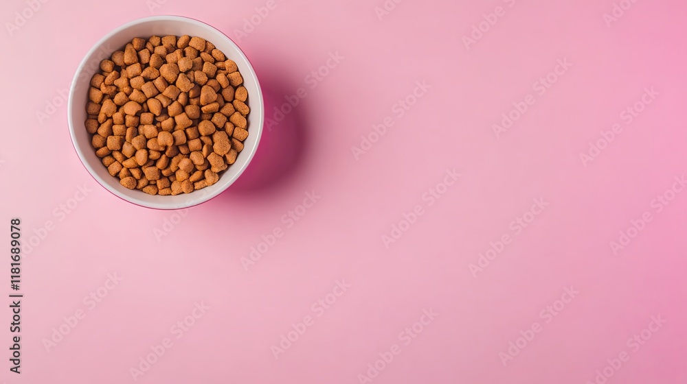 Dog Food in a Bowl, Healthy Pet Food Dog Food in a Bowl, Healthy Pet Food