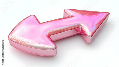 Pink Arrows Pointing Exchan...