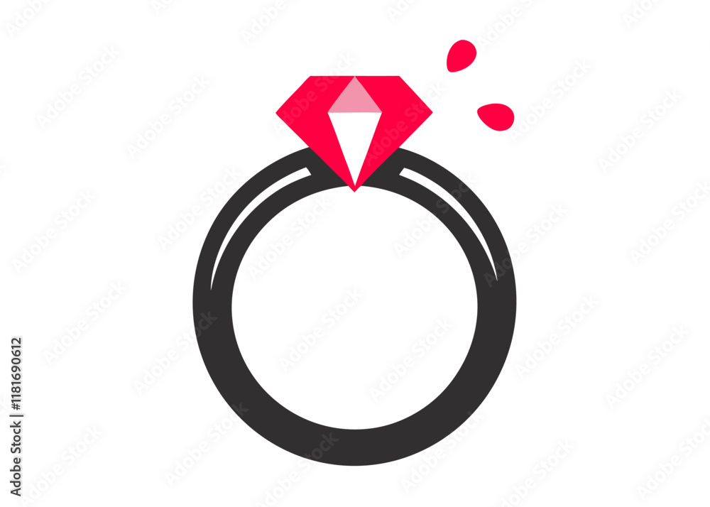A 3d man holds a gold diamond ring, a symbol of life and business concept A 3d man holds a gold diamond ring, a symbol of life and business concept