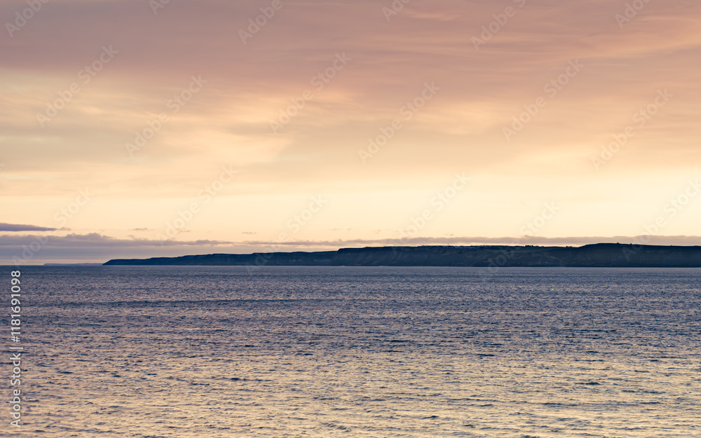 Fototapeta premium Scarborough Headland Sunset.