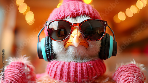 Chick Rocks Headphones, Bea...