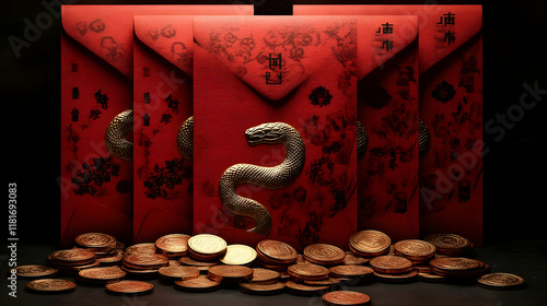 Red Envelopes & Coins Symbo...