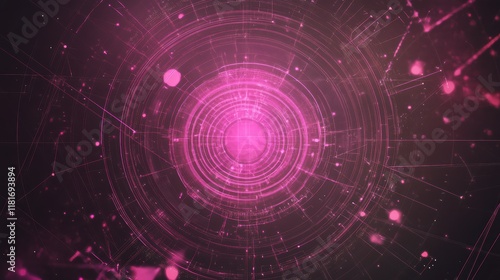 modern computer graphics, digital network design, pink digital illustration, pink digital art, abstract data flow, digital circuitry illustration, futuristic technology art, dynamic system simulation