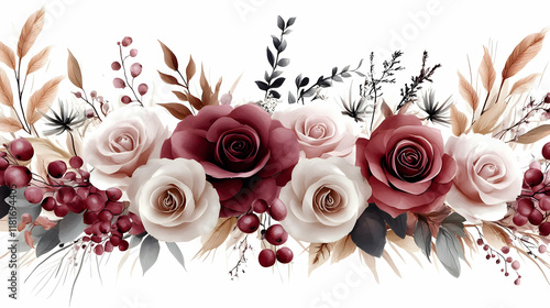 Roses and Berries Combine B...