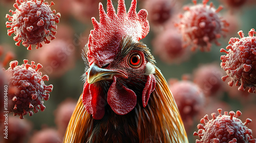 Rooster Faces Virus Threat:...