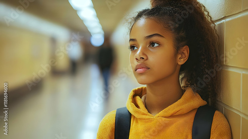 Young Student Contemplates ...