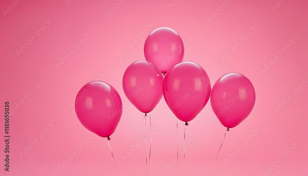Elegant pink Balloons on a Sophisticated Dark Background. 21 Elegant pink Balloons on a Sophisticated Dark Background. 21