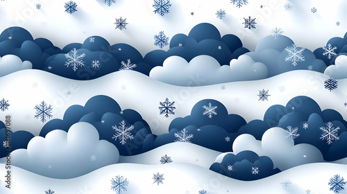 Snowflakes Dance on Snowy H...