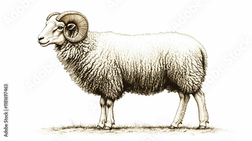Majestic Ram Stands Proudly...