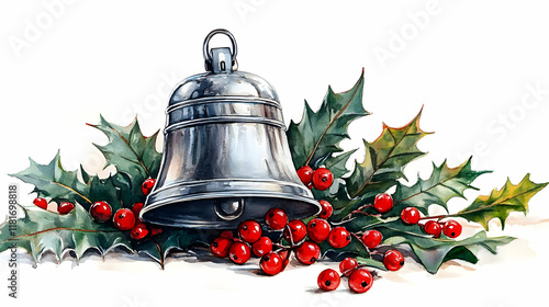 Silver Bell Rings with Holl...