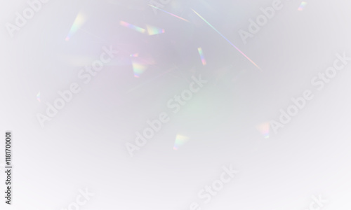 Png Rainbow Light of Crystal, Rainbow Light and White Dust, Png Crystal Shimmers with a Rainbow Effect, Png Background with Bokeh, Beautiful Christmas Glowing Dust Background.