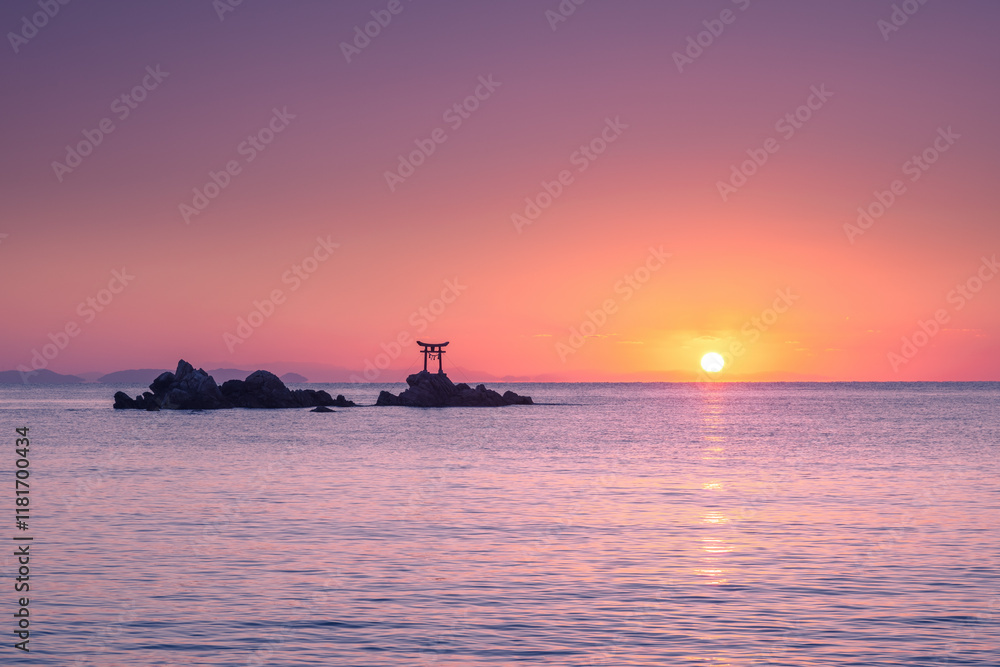 奈多海岸の初日の出 奈多海岸の初日の出