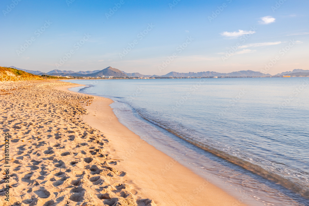 beach at sunset