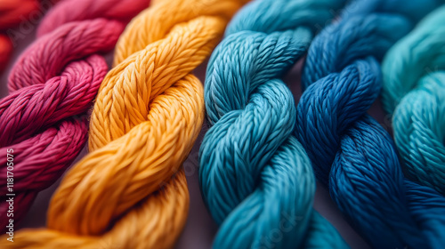 Colorful Threads Braided To...