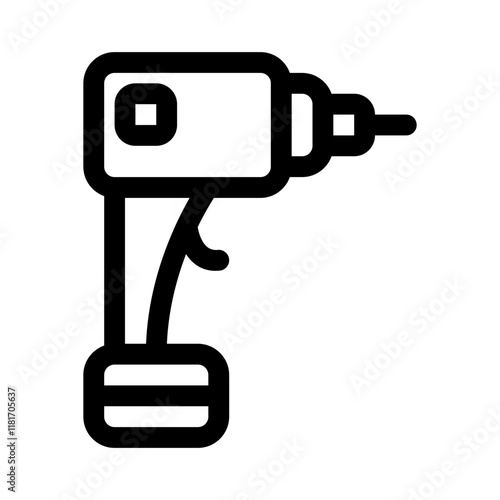 Drill hand icon