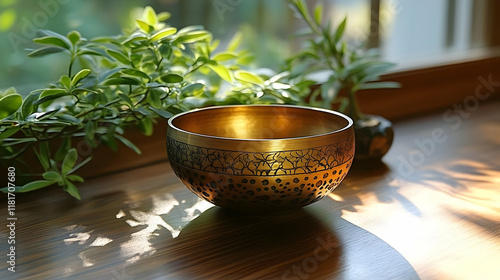 Golden Bowl Shines with Sun...