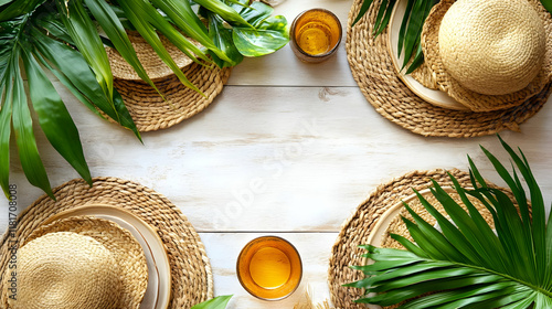 Tropical Table Setting Crea...