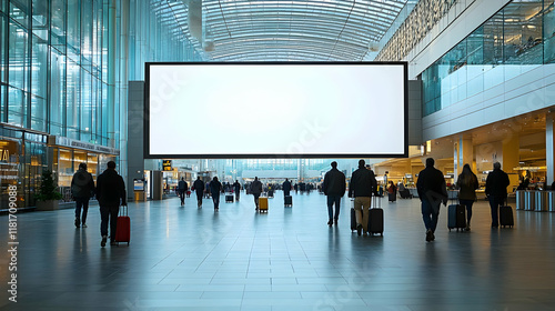 Travelers Walk Through Airp...