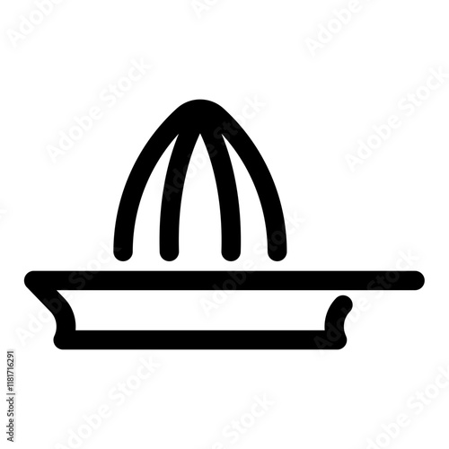 Juice Squeezer icon vector, line style illustration.