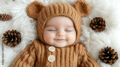 Baby Sleeps Peacefully: Cut...