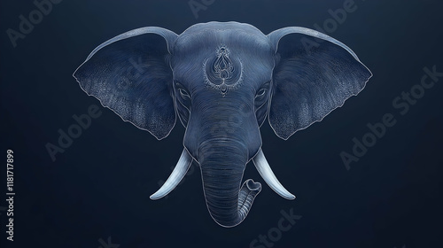 Majestic Elephant Shows Pow...