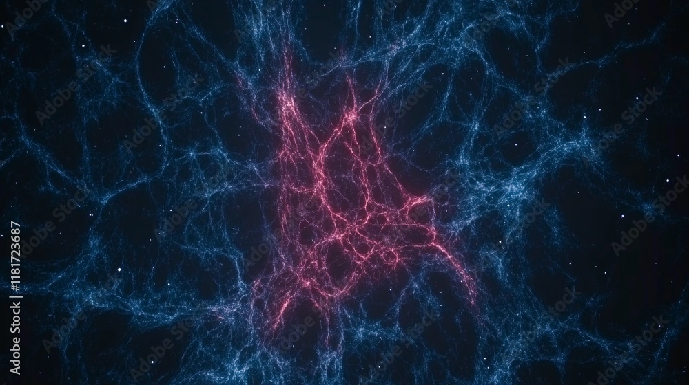 Cosmic Web Intertwined Nebulae in Deep Space Cosmic Web Intertwined Nebulae in Deep Space