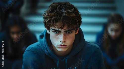Teen Shows Anger, Frustrati...