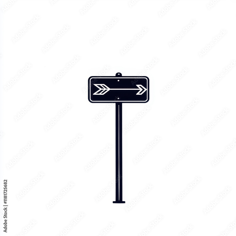 A directional road sign representing choices for travelers and drivers. A directional road sign representing choices for travelers and drivers.