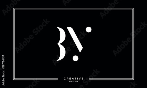 BY, YB, B, Y, Abstract Letters Logo Monogram