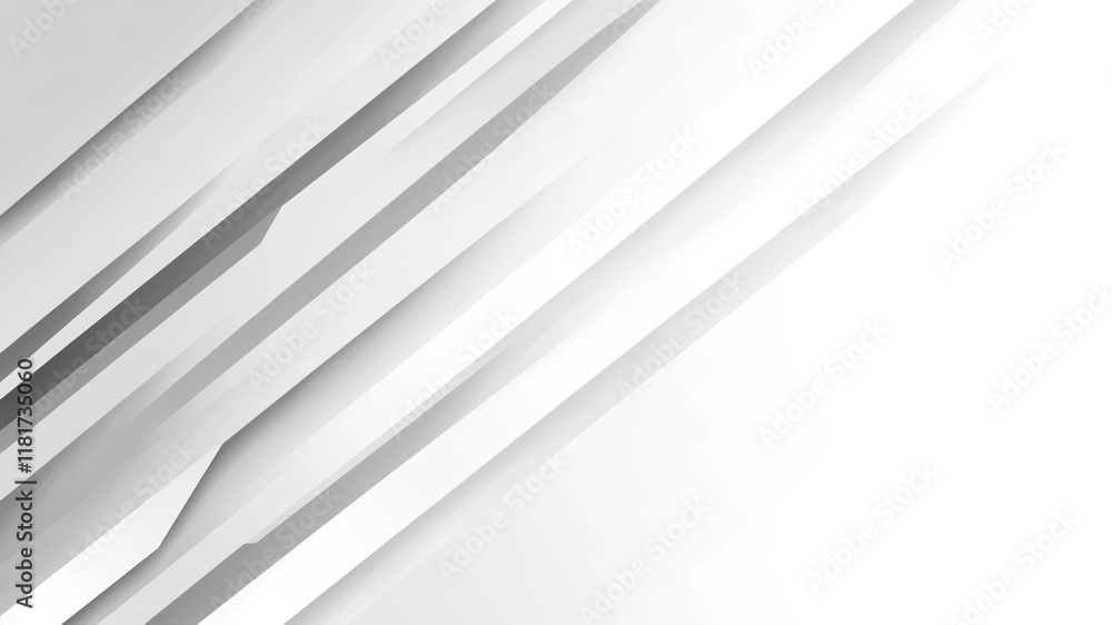 Obraz premium Dynamic Interplay of Diagonal Lines on a Minimalist White Background Creates an Intriguing Visual Experience for Artistic Minds