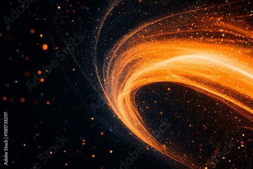 a microcosmic view of quantum communication, wall art abstract background image. 