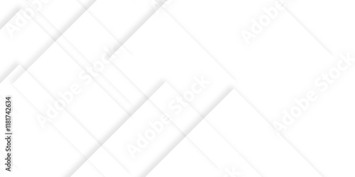 Abstract background with lines White background with diamond and triangle shapes layered in modern abstract pattern design Space design concept Suit for business, corporate, institution presentation.	