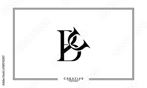 BY, YB, B, Y, Abstract Letters Logo Monogram
