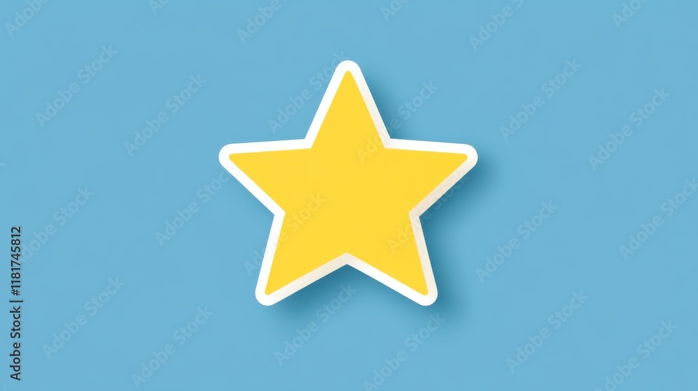 Obraz premium 3d golden star