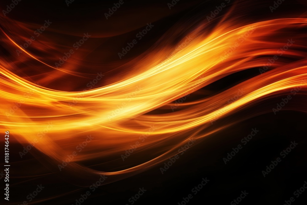 Obraz premium Abstract Curves with Soft Lighting Effects