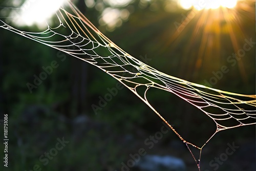 spider silk trails ultra thin transparent strokes stretch like s photo