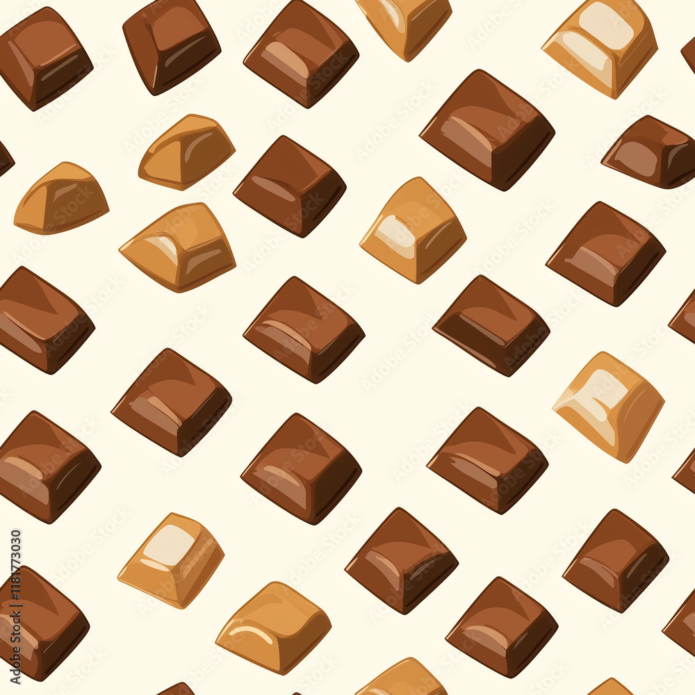 Toffee digital graphic, Toffee tiled design Toffee digital graphic, Toffee tiled design