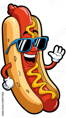 hot dog character comic