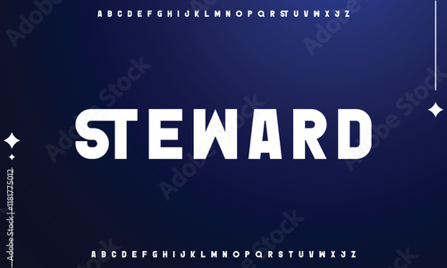 Modern abstract digital alphabet font. Minimal technology typography, Creative urban sport fashion futuristic font and with numbers. vector illustration